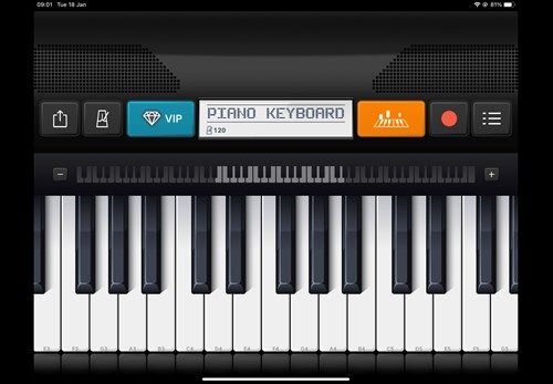 The Piano Keyboard App Icon